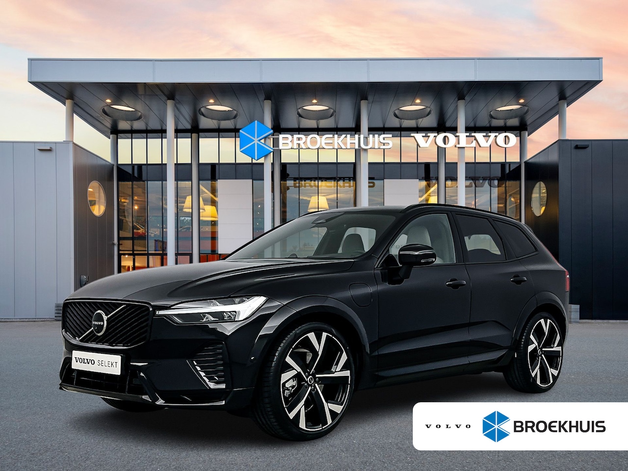 Volvo XC60 - T8 Recharge Ultra Dark | 22" | Luchtvering | Bowers & Wilkins | Getint & Gelamineerd glas - AutoWereld.nl