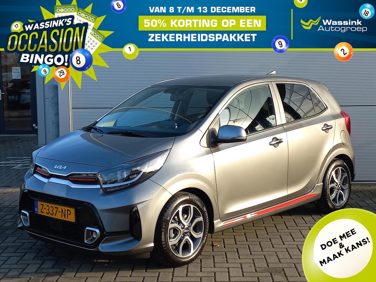 Kia Picanto - 1.0 67pk GT-Line | Climate control | Navigatie | Leer | Lm velgen | Camera | Apple/Android - AutoWereld.nl
