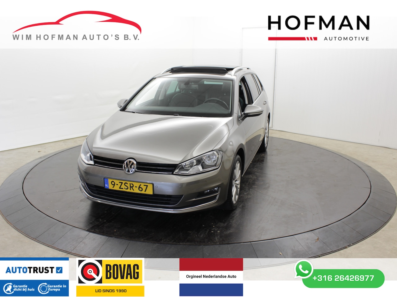 Volkswagen Golf Variant - 1.4 TSI 124PK Panodak Trekhaak Camera Leer Dealer Onderhouden Automaat - AutoWereld.nl