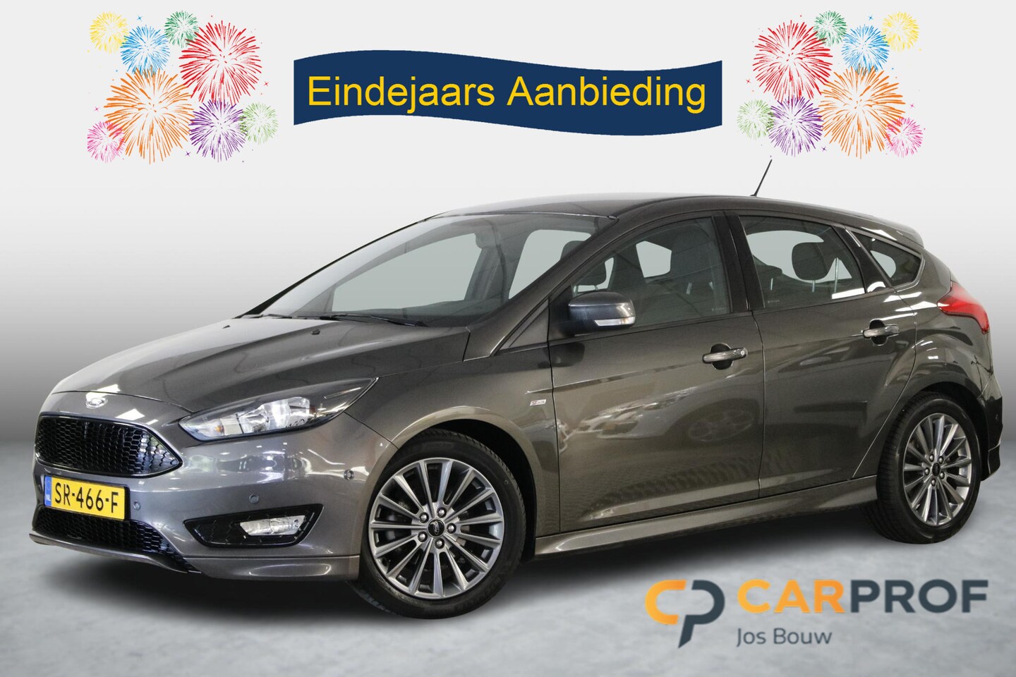 Ford Focus - 1.0 Ecoboost ST-Line 125 PK. Airco | Cruise | Carplay | Navi | Lichtmetaal. - AutoWereld.nl