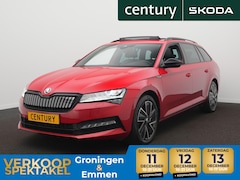 Skoda Superb Combi - 1.4 TSI iV Sportline Business / Panodak / Leer / Elek. Stoelen