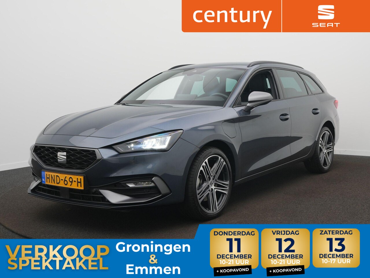 SEAT Leon Sportstourer - 1.5 TSI e-Hybrid FR Business Automaat - Camera - Navigatie - Clima - AutoWereld.nl