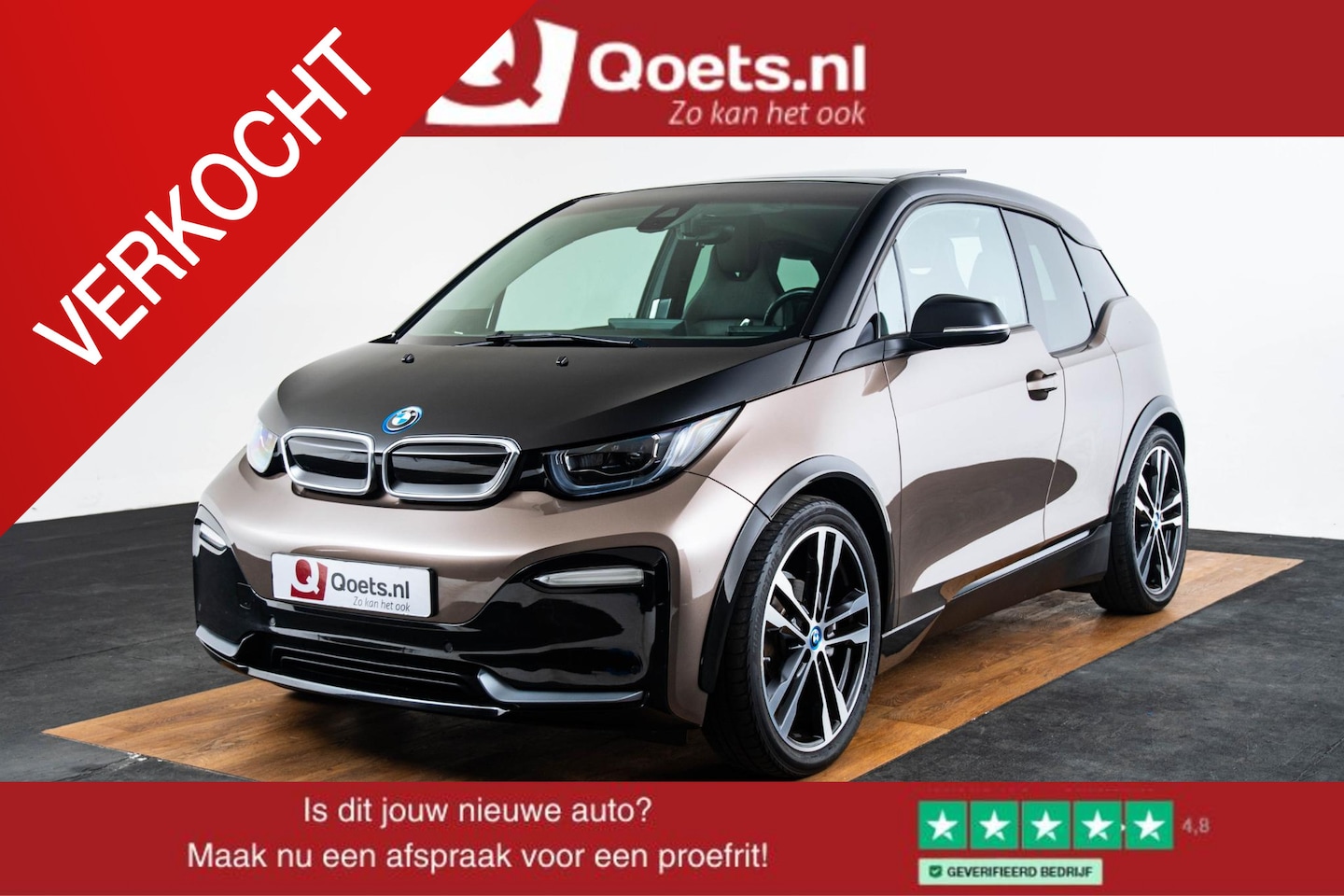 BMW i3 - S 120Ah 42 kWh Schuif/kanteldak - Driving Assistant Plus - Harman Kardon - Comfort Access - AutoWereld.nl