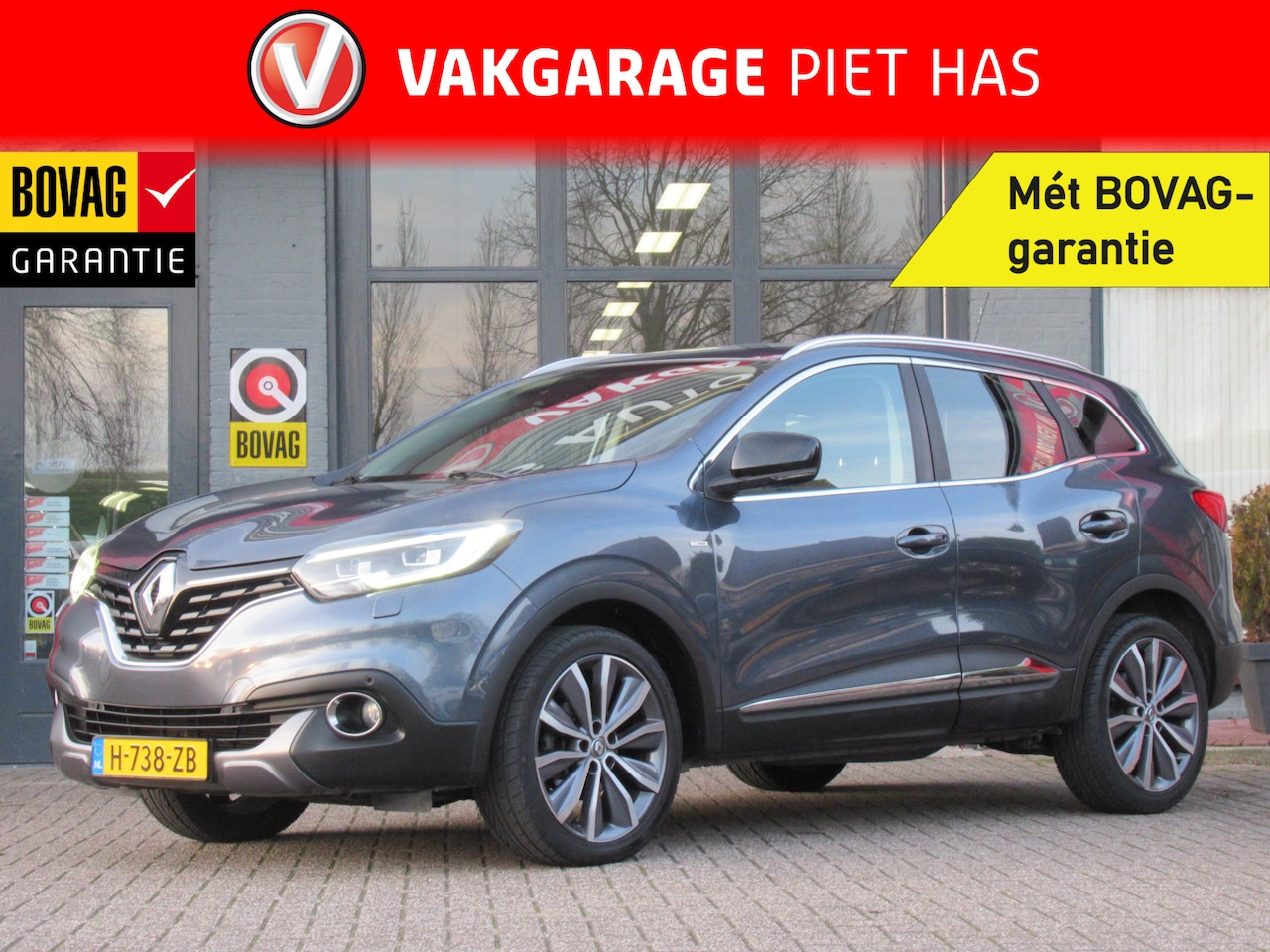 Renault Kadjar - 1.2 TCe Bose | Clima-Airco | Navigatie | Parkeersensoren | Incl. BOVAG Garantie | Trekhaak - AutoWereld.nl