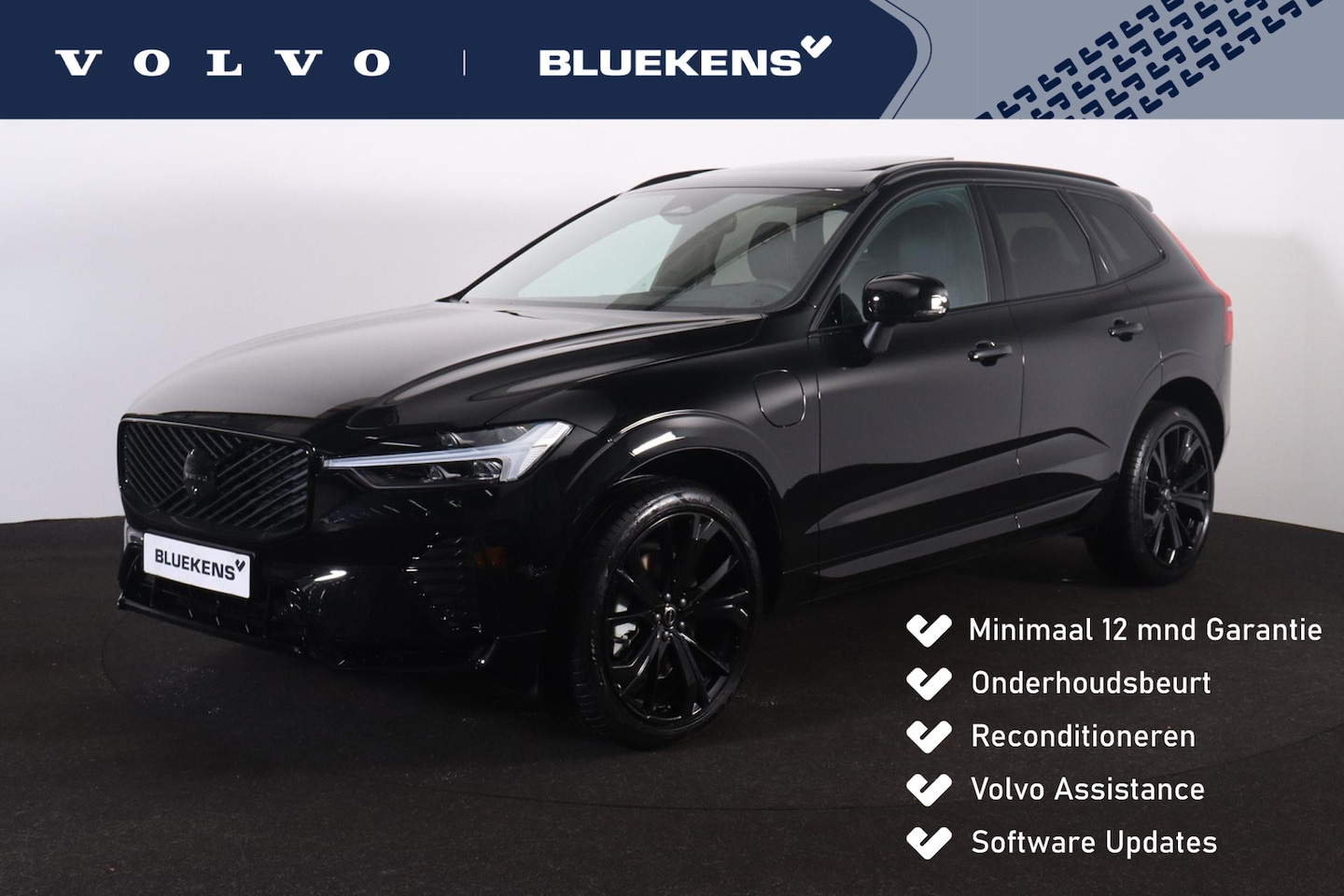 Volvo XC60 - T6 Recharge AWD Ultra Black Edition - Panorama/schuifdak - IntelliSafe Assist & Surround - - AutoWereld.nl