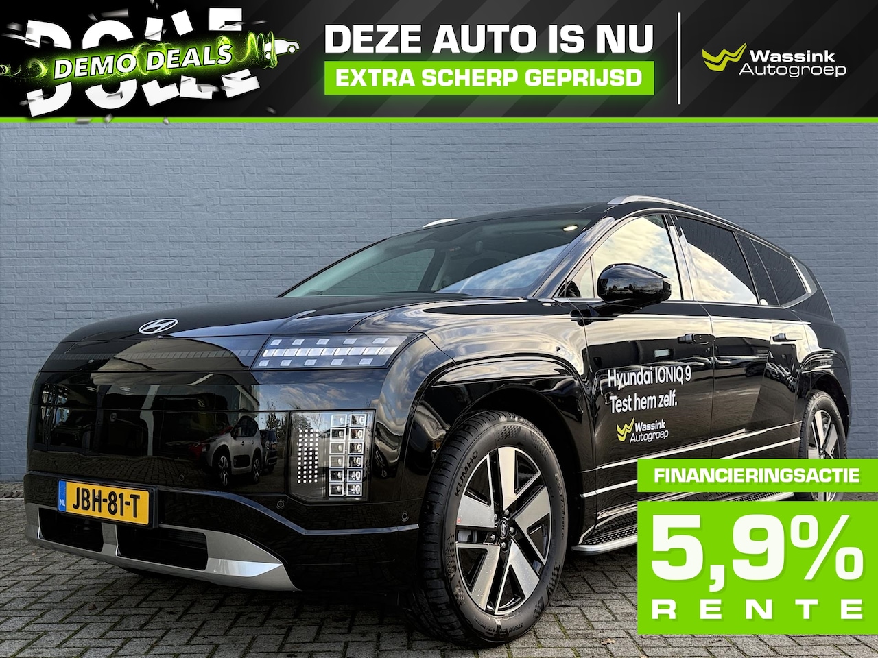 Hyundai IONIQ 9 - DEMO DEAL I 110,3 kWh 308pk AWD Connect+ | DEMO | 7 Persoons | Bose Speakers | Lederen Bek - AutoWereld.nl