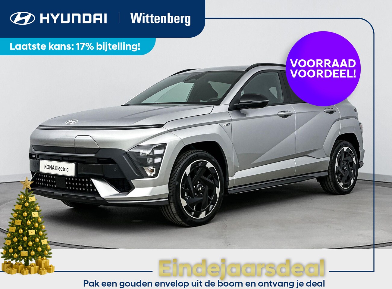 Hyundai Kona Electric - N Line Edition 65.4 kWh | Stoel + Stuurverwarming | Camera | Navigatie - AutoWereld.nl