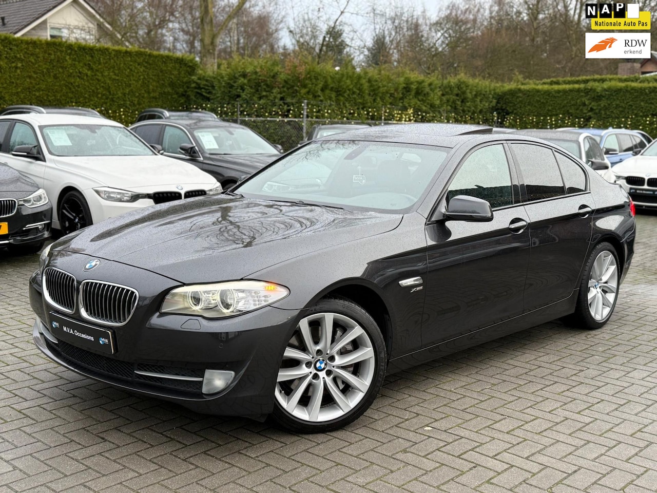 BMW 5-serie - 535xi High Executive|Navigatie|Climate control|Cruise control|Dakje|Xenon|Nette staat.. - AutoWereld.nl