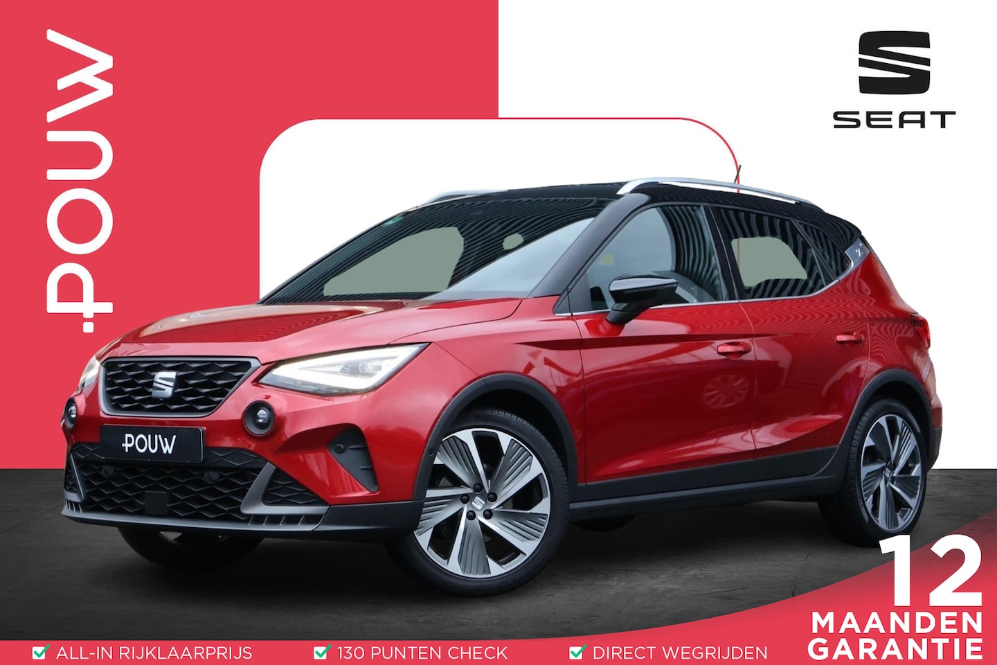 SEAT Arona - 1.0 TSI 95pk FR Business Intense | Navigatie | Apple CarPlay/ Android Auto | Stoelverwarmi - AutoWereld.nl