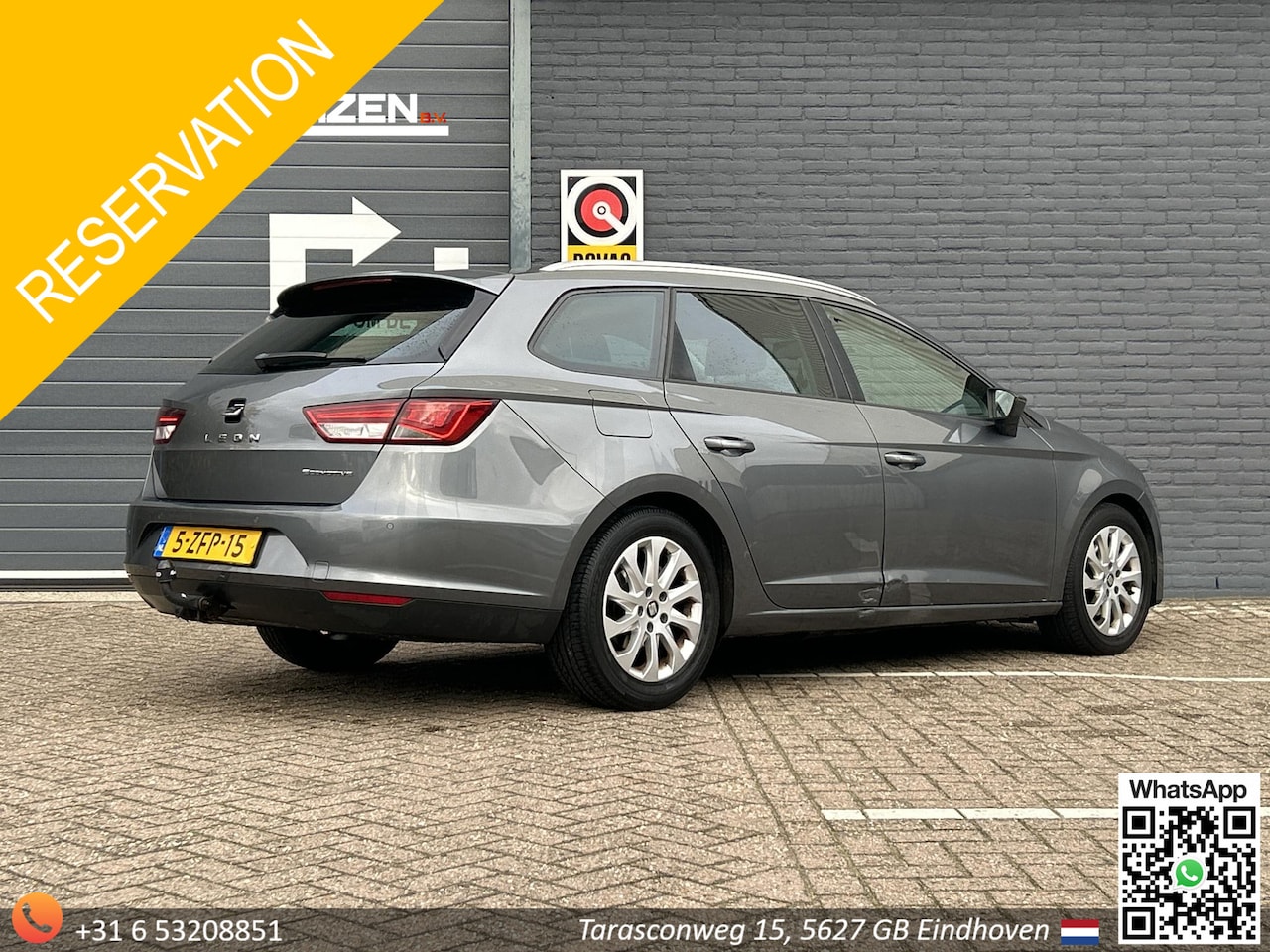 SEAT Leon ST - 1.6 TDI Ecomotive Lease Sport | Leder/Alcantara | Climate | Cruise | Navi | PDC | - AutoWereld.nl