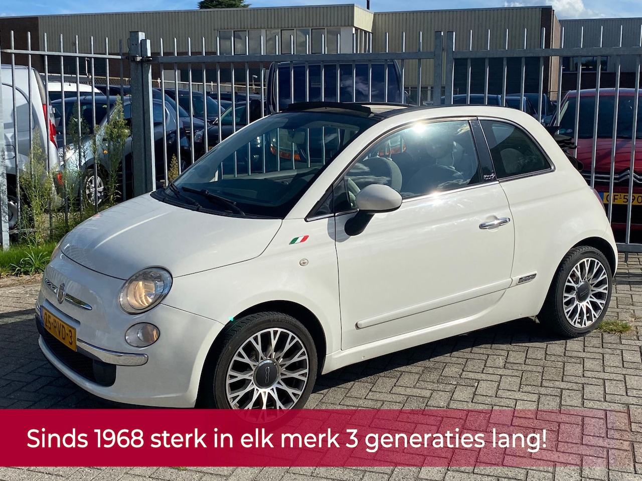 Fiat 500 C - 0.9 TwinAir Lounge 86PK NL AUTO NAP! Leer l Airco l PDC l MTF-stuur l Dealer OH l TOPSTAAT - AutoWereld.nl