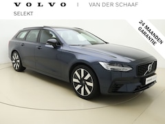 Volvo V90 - T6 350pk AWD Ultra Dark / Dubbel glas / 19'' + All Season / Trekhaak / head-Up / Lederen D