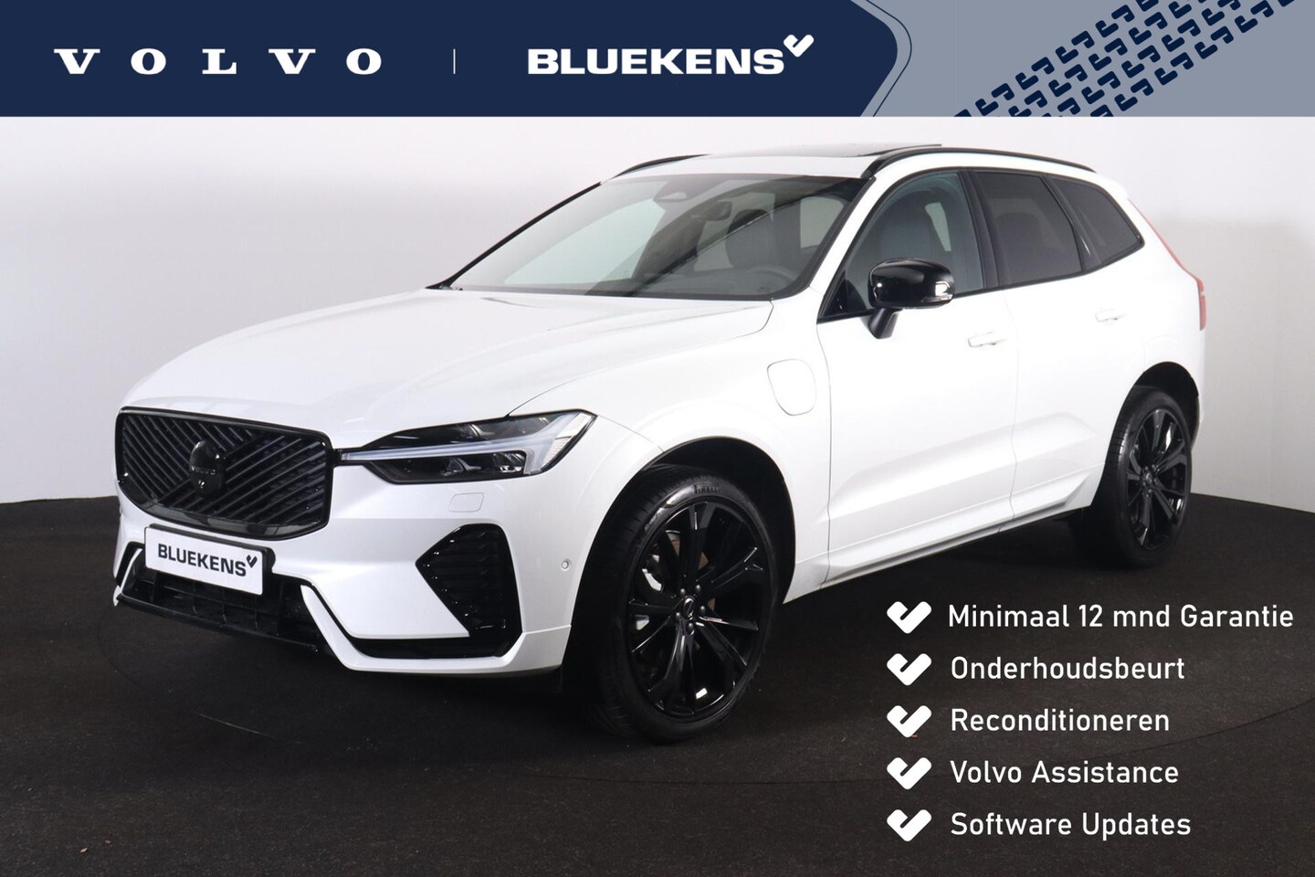 Volvo XC60 - T6 Recharge AWD Plus Black Edition - Panorama/schuifdak - IntelliSafe Assist & Surround - - AutoWereld.nl