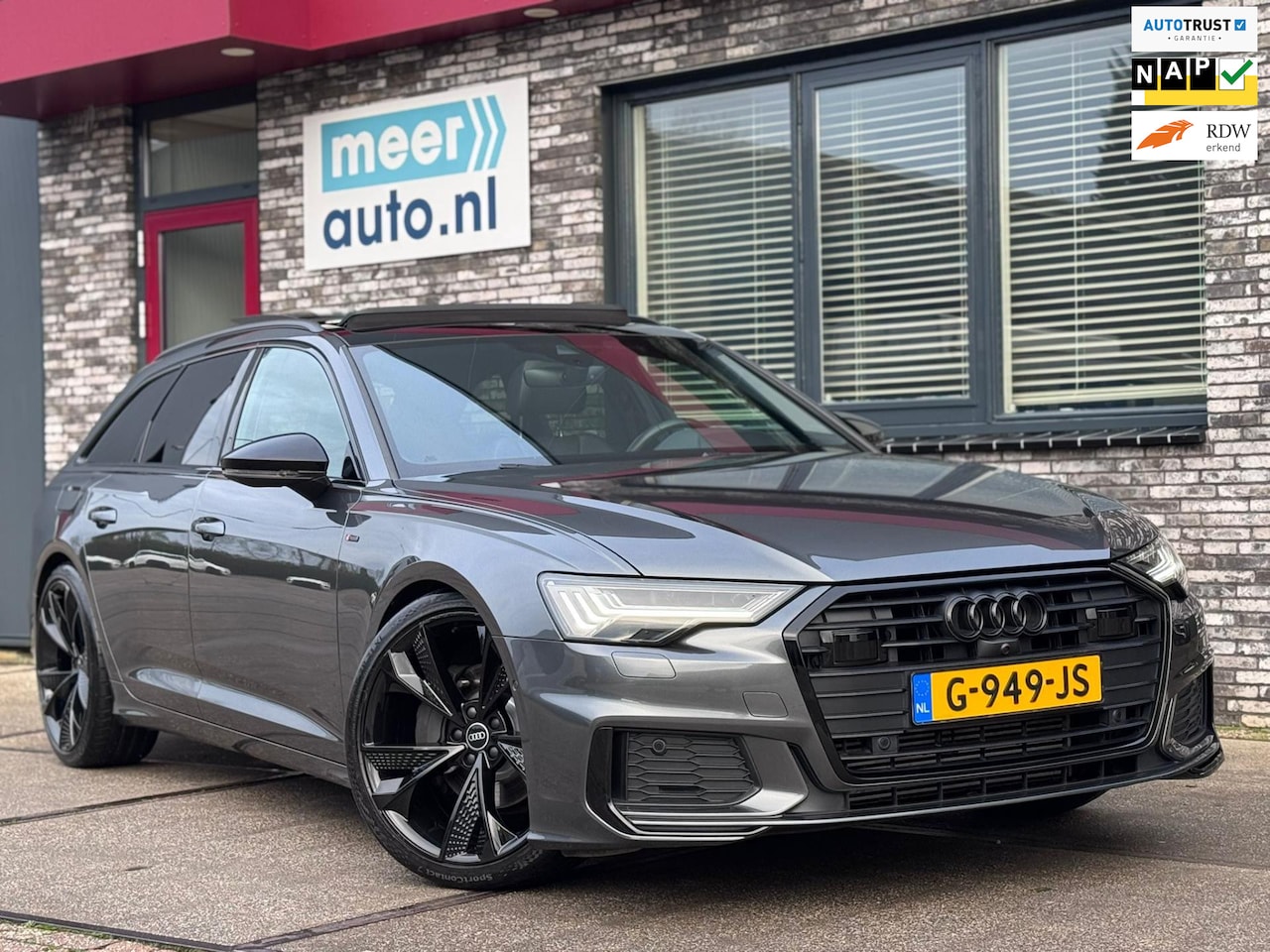 Audi A6 Avant - 45 TFSI 3x S-LINE l VOL! l PANO l 360 l B&O l MATRIX l ADAPT.CRUISE l TREKHAAK l 21INCH l - AutoWereld.nl