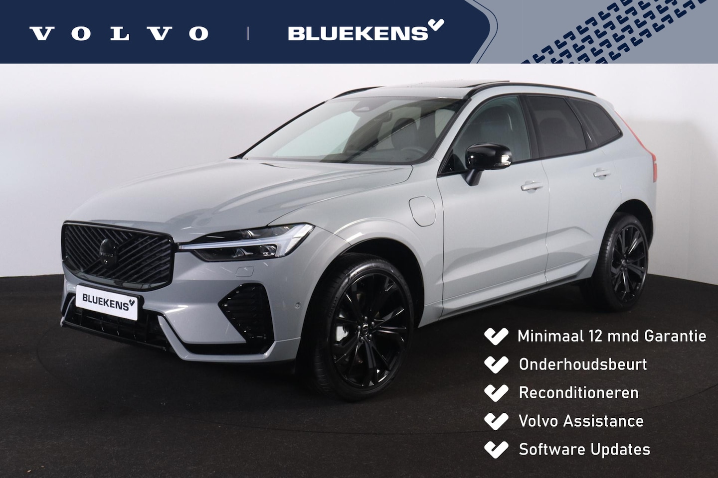 Volvo XC60 - T6 Recharge AWD Ultra Black Edition - Panorama/schuifdak - IntelliSafe Assist & Surround - - AutoWereld.nl
