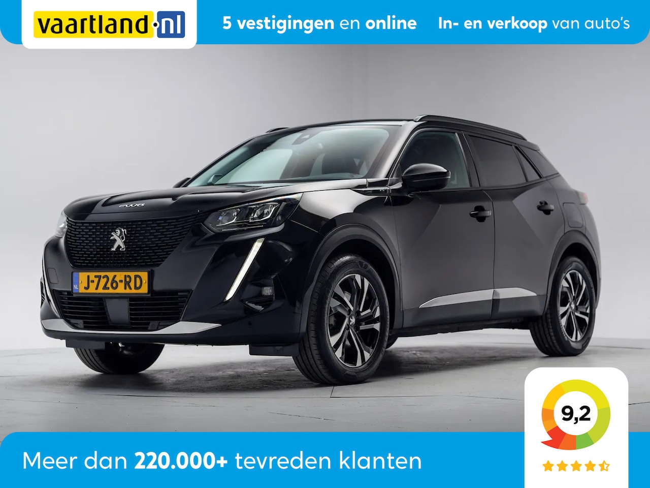 Peugeot 2008 - 50 kWh Allure 3-Fase [ Navi Camera Apple/Android Stoelverwarming ] - AutoWereld.nl