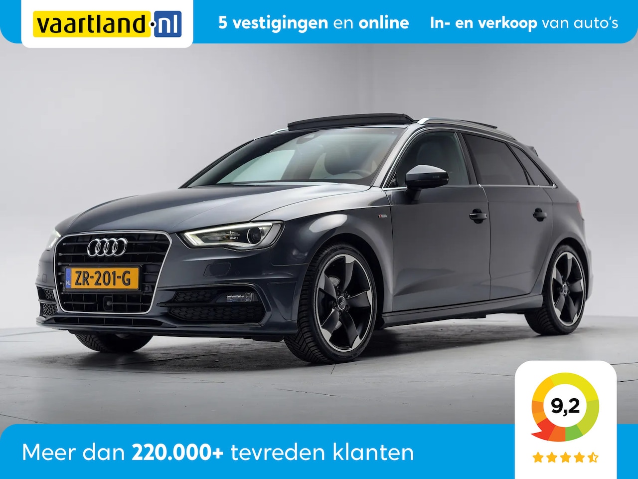 Audi A3 - S.B 1.4 TFSI Amb. 2x S-Line Aut. [ Schuifdak Leer Xenon ACC Stoelverwarming - AutoWereld.nl