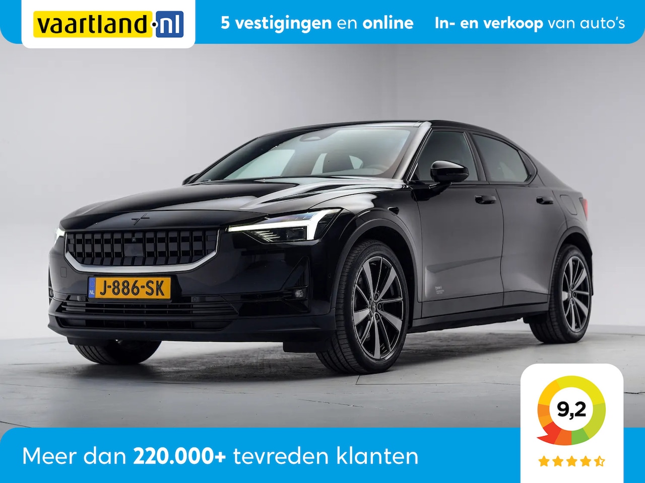 Polestar 2 - Long Range Dual Motor Launch Edition 78kWh [ Panoramadak Adapt.cruise - AutoWereld.nl