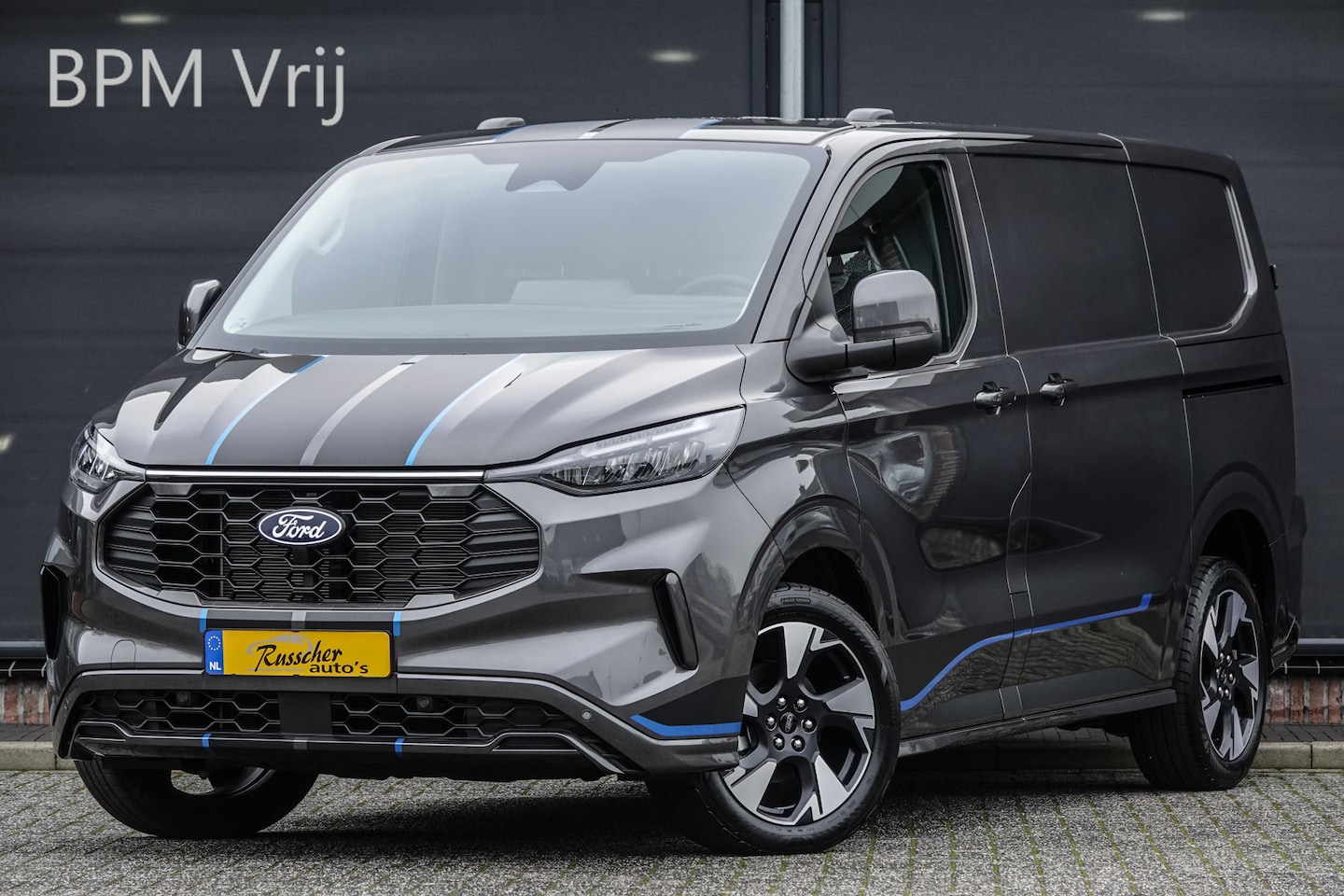 Ford Transit Custom - L1H1 170Pk Aut. | Sport | 2xSchuifdeur | Achteruitrijcamera | 19'' | Magnetic Grey - AutoWereld.nl