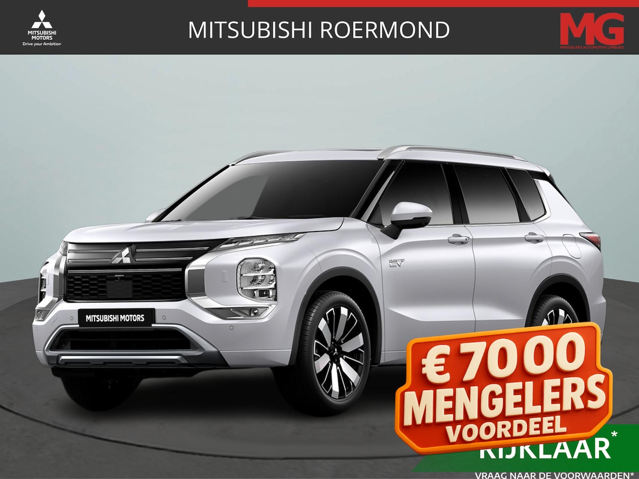 Mitsubishi Outlander - 2.4 PHEV Instyle | Rijklaar | Apple carplay | Cruise adaptief | Head-up display - AutoWereld.nl