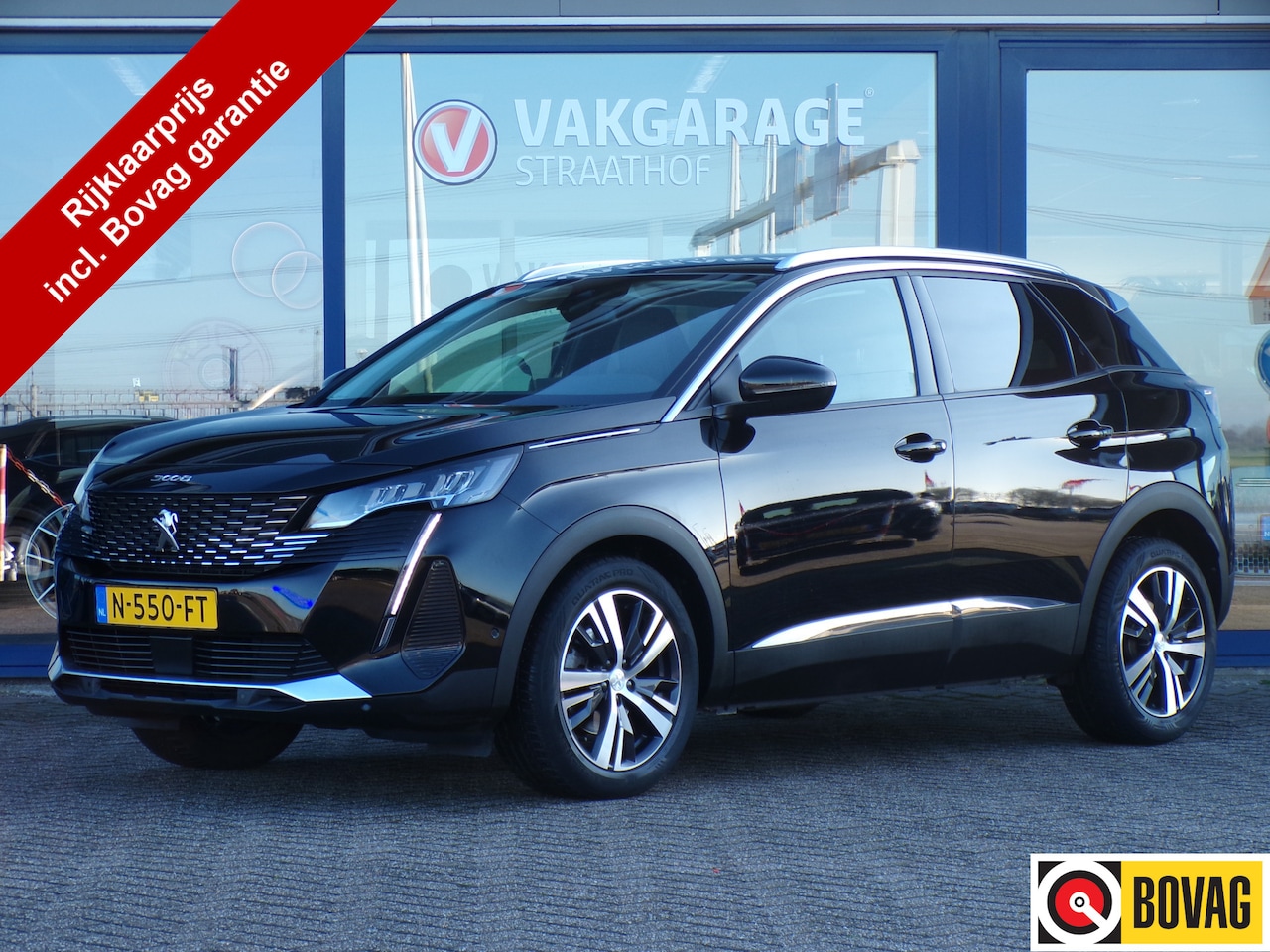 Peugeot 3008 - 1.2 Blue Lease Allure, Carplay + Android Auto / Camera + Sensoren / Keyless / Full LED. / - AutoWereld.nl