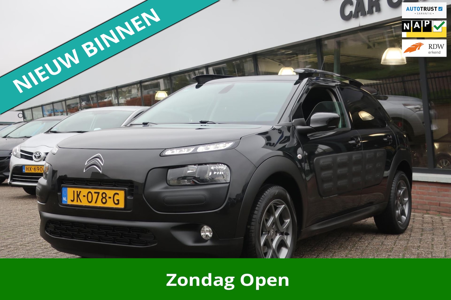 Citroën C4 Cactus - 1.2 PureTech Shine 1e EIG_LED_NAVI_CRUIS_17-INCH. - AutoWereld.nl