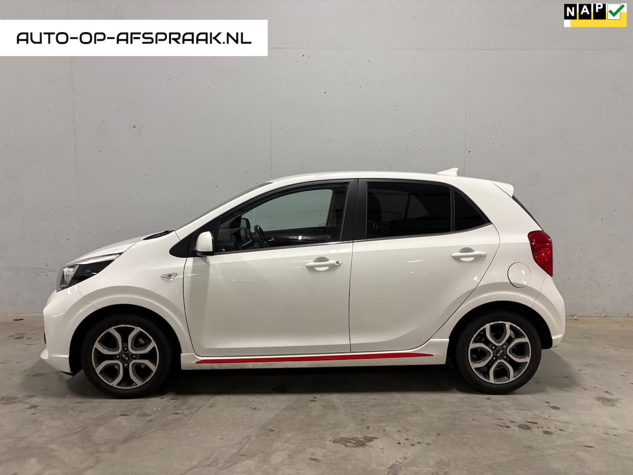 Kia Picanto - 1.0 MPi GT-Line Edition Navi Leer Camera 5drs. Airco - AutoWereld.nl