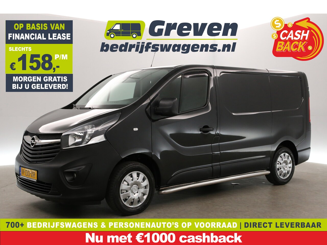 Opel Vivaro - 1.6 CDTI L1H1 | Airco | Camera | 3-Zits | Carplay | Cruise | Trekh. | Parkeersensoren - AutoWereld.nl