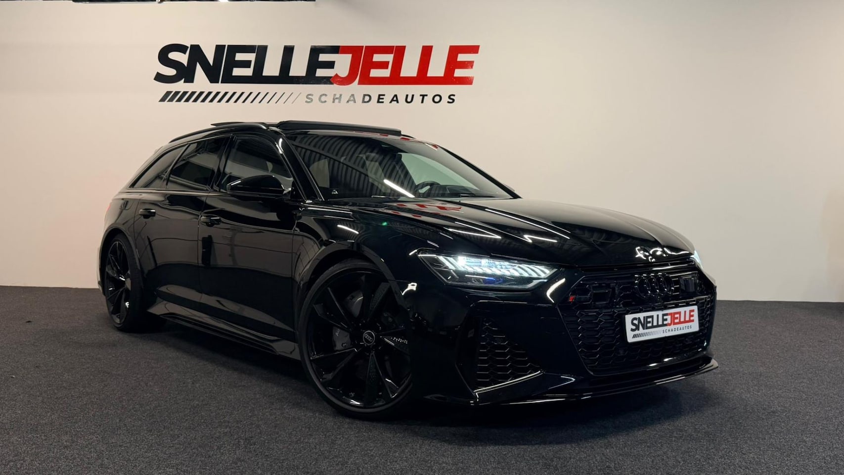 Audi A6 Avant - RS 6 TFSI quattro|pano|nightvision|Keramische remmen|achteras besturing|hud|B&O|luchtverin - AutoWereld.nl
