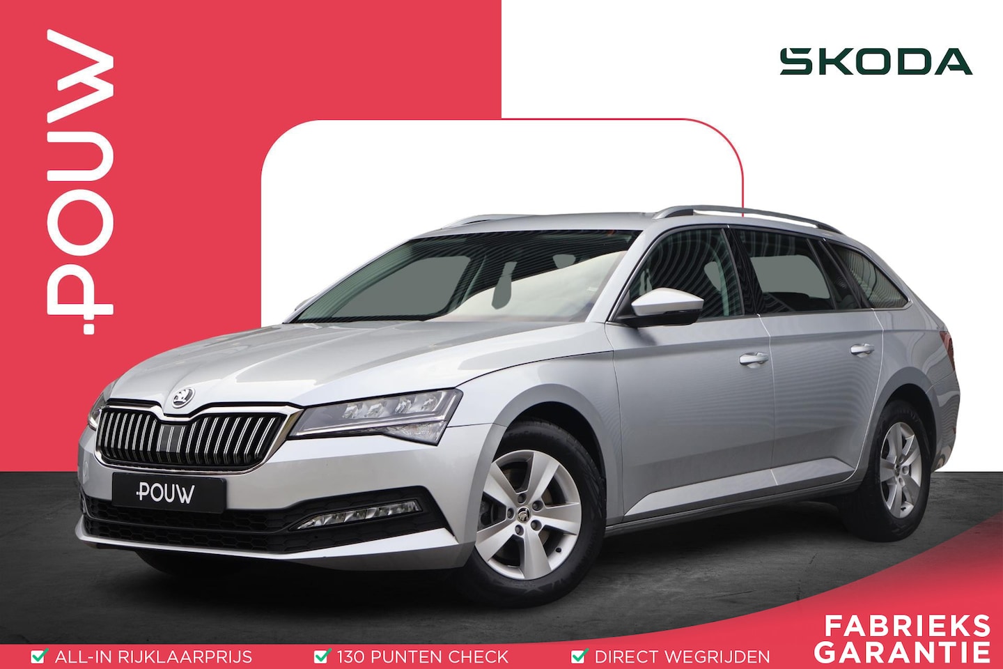 Skoda Superb Combi - 1.5 TSI 150pk DSG ACT Business Edition | Navigatie | Apple Carplay/ Android Auto - AutoWereld.nl