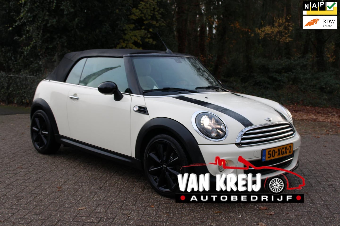 MINI Cabrio - 1.6 Cooper Chili Mini 1.6 Cooper Chili, Clima, Cruise, LM, 96798km+Nap - AutoWereld.nl