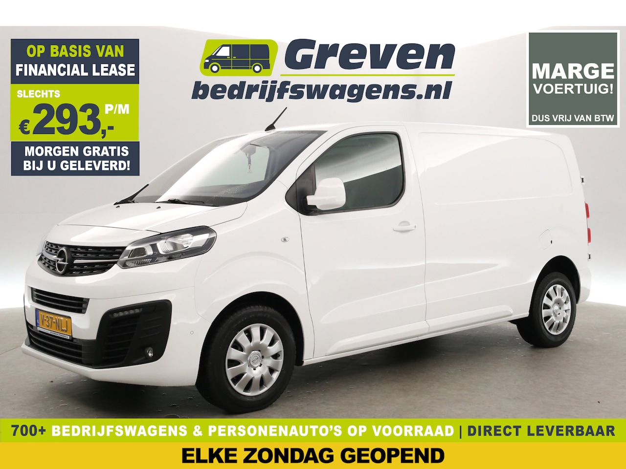 Opel Vivaro - 2.0 CDTI L2H1 | MARGE | Airco | Cruise | Carplay | 3-Zits | Trekh. | Parkeersen. - AutoWereld.nl