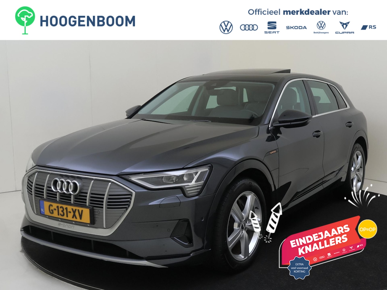 Audi e-tron - e-tron 55 quattro advanced 95 kWh | SOH 100%| Panoramadak | Achteruitrijcamera | Adaptieve - AutoWereld.nl