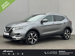 Nissan Qashqai - 1.3 DIG-T Tekna + / Automaat / Panoramadak / Lederen Bekleding / 360 Camera / Apple Carpla