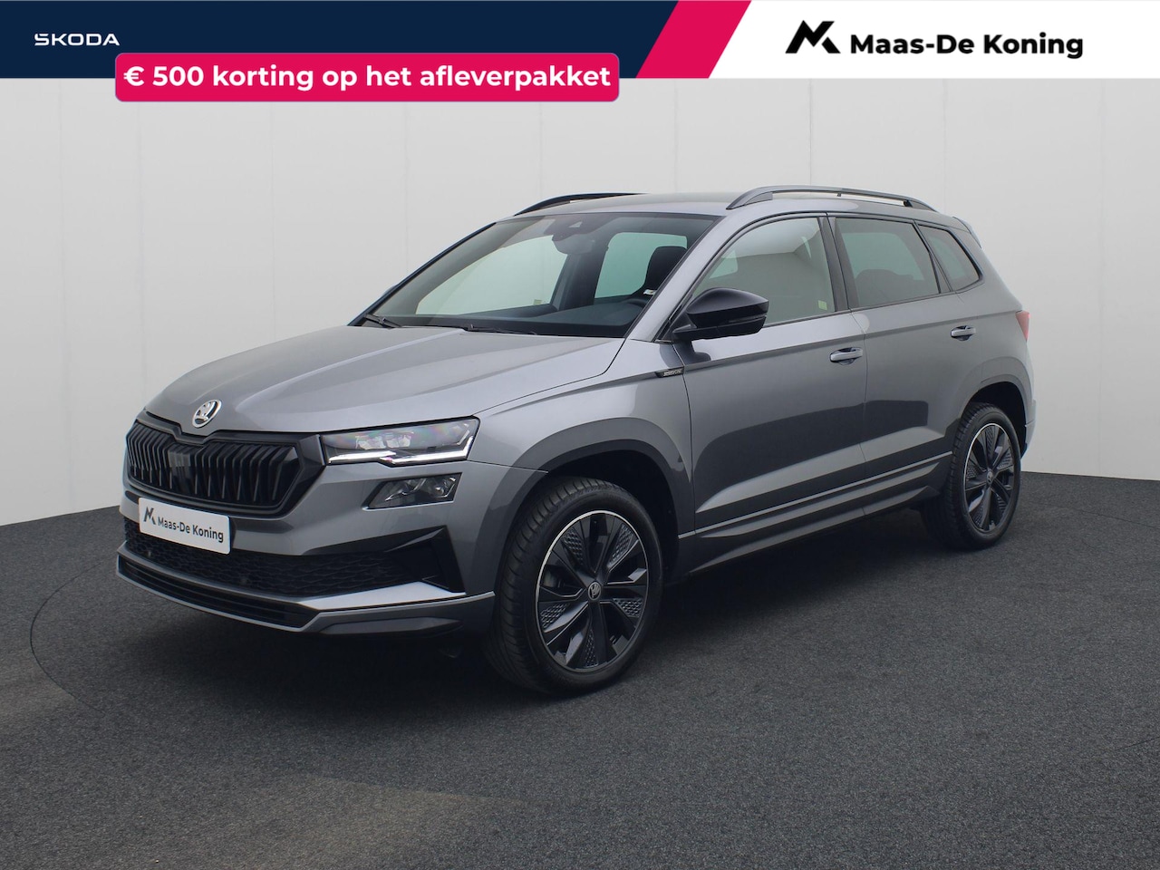 Skoda Karoq - 1.5TSI/150PK ACT Sportline DSG · Navigatie · Trekhaak · Apple/Android Car Play · Camera · - AutoWereld.nl