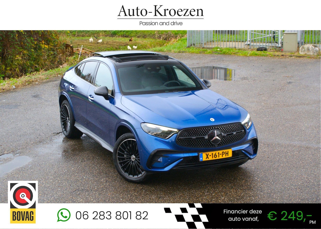 Mercedes-Benz GLC-klasse Coupé - 400e 4MATIC AMG Line | Pano | Incl BTW | 360 Camera | Head Up | 1e eigenaar | - AutoWereld.nl