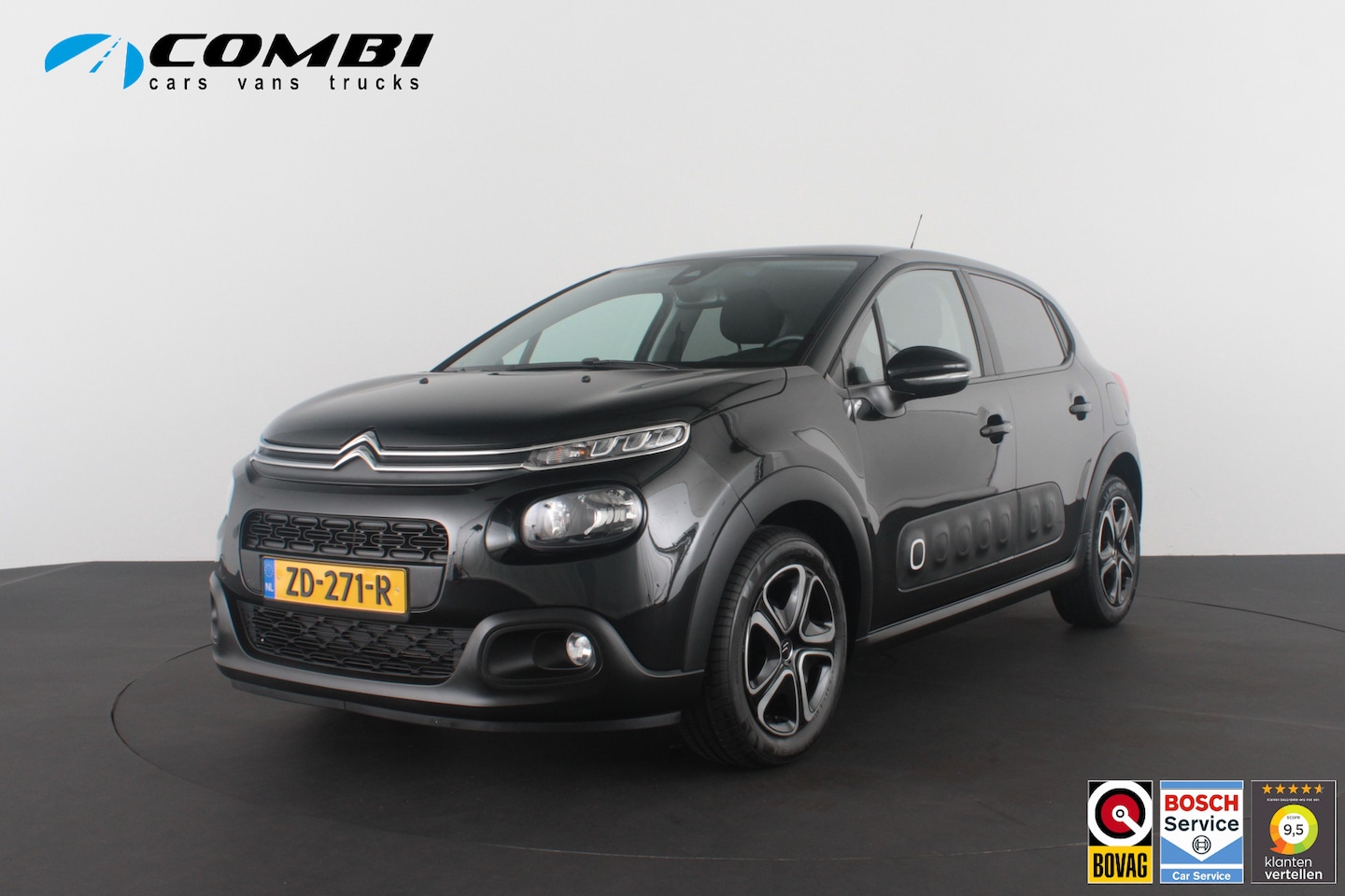 Citroën C3 - 1.2 PureTech S&S Feel Edition Cruise control/Perla Nera Black/Nette staat en goed onderhou - AutoWereld.nl