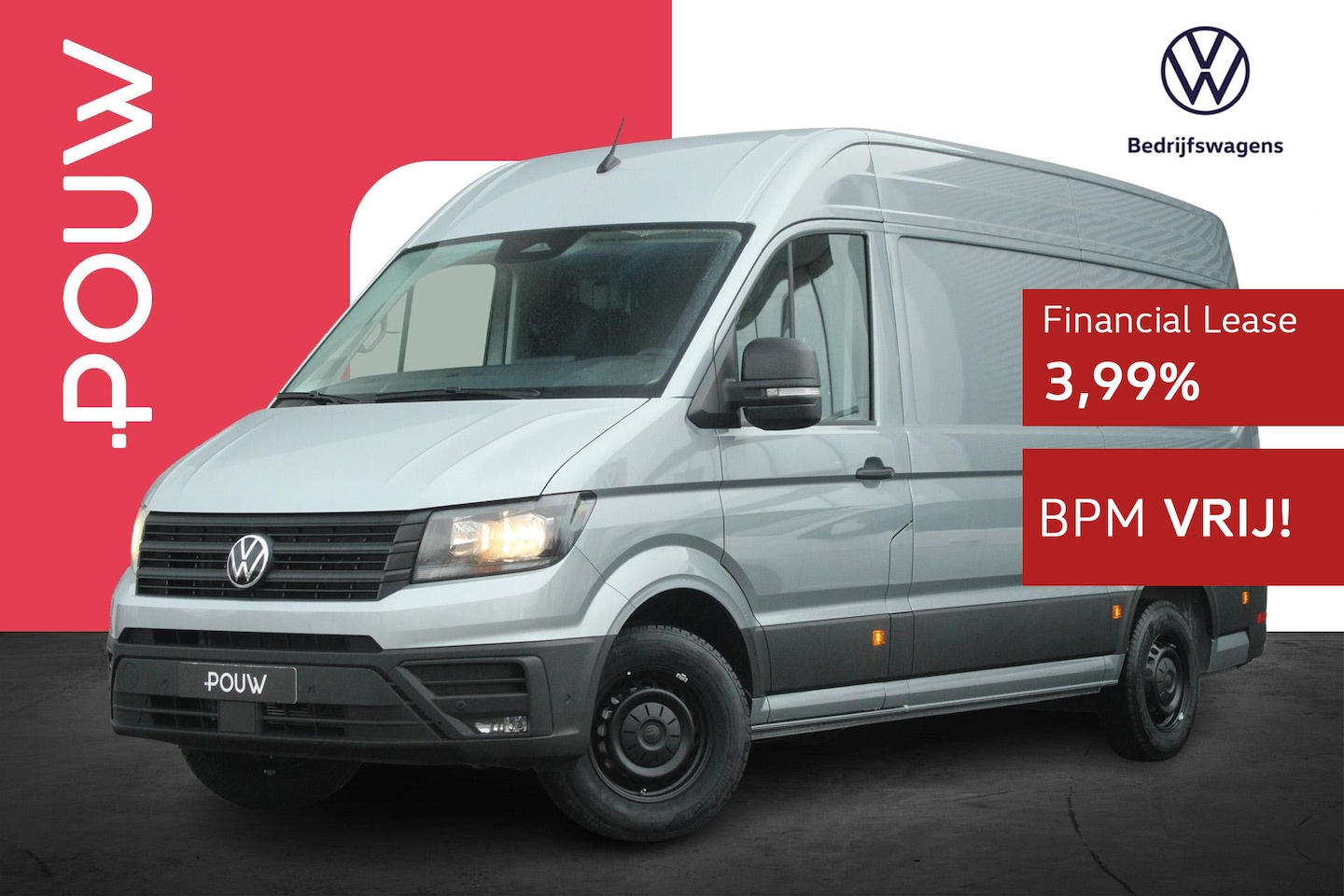 Volkswagen Crafter - 35 2.0 TDI L3H3 Highline EURO VI | Vering Verzwaard | Bijrijdersbank - AutoWereld.nl