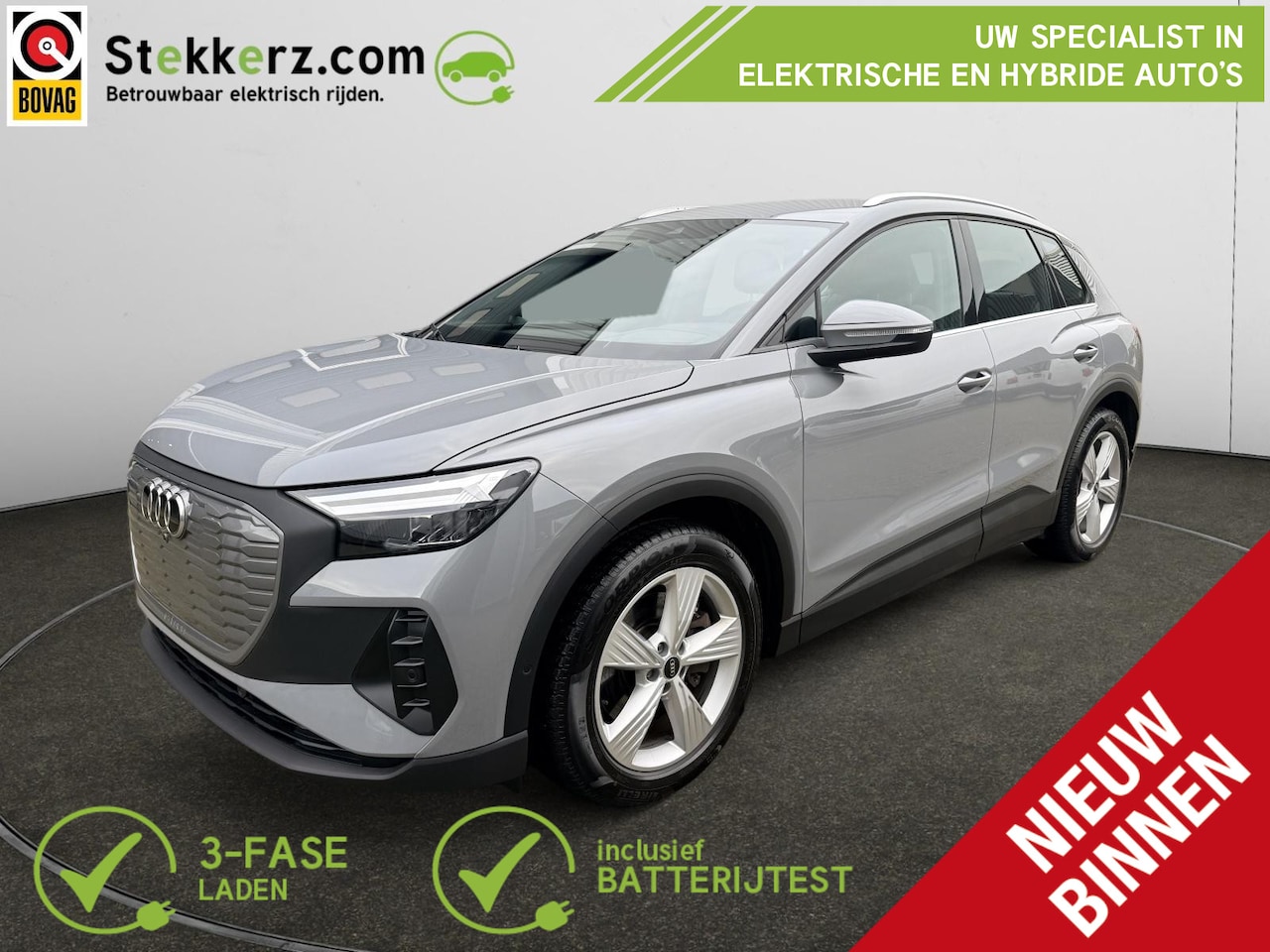 Audi Q4 e-tron - 40 Edition 77 kWh Aviloo accutest | HUD | Leer | Set winterbanden op velg - AutoWereld.nl