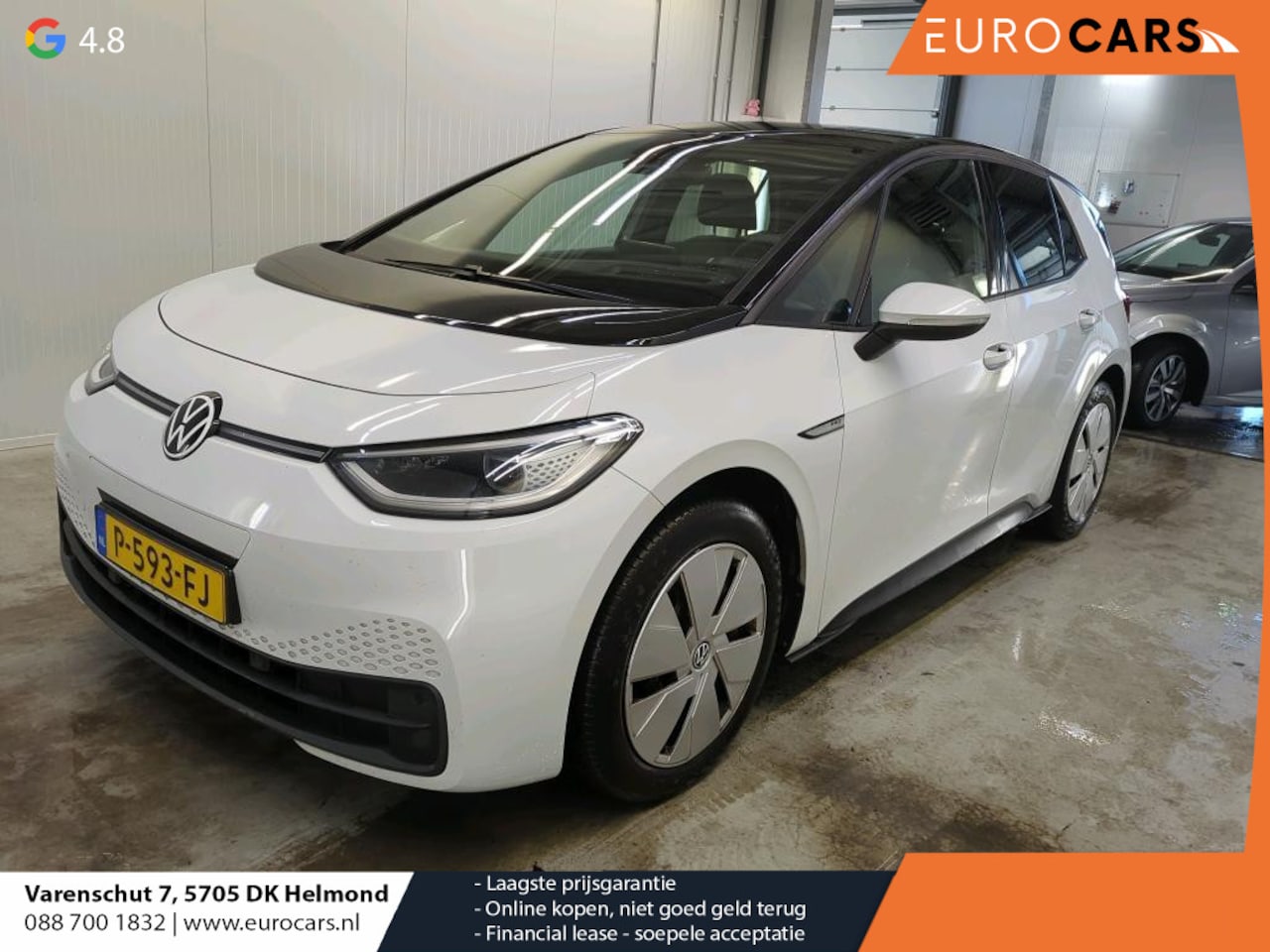 Volkswagen ID.3 - Pro 58 kWh Panoramadak Navigatie Apple Carplay/Android Auto Parkeersensoren Adaptive Cruis - AutoWereld.nl