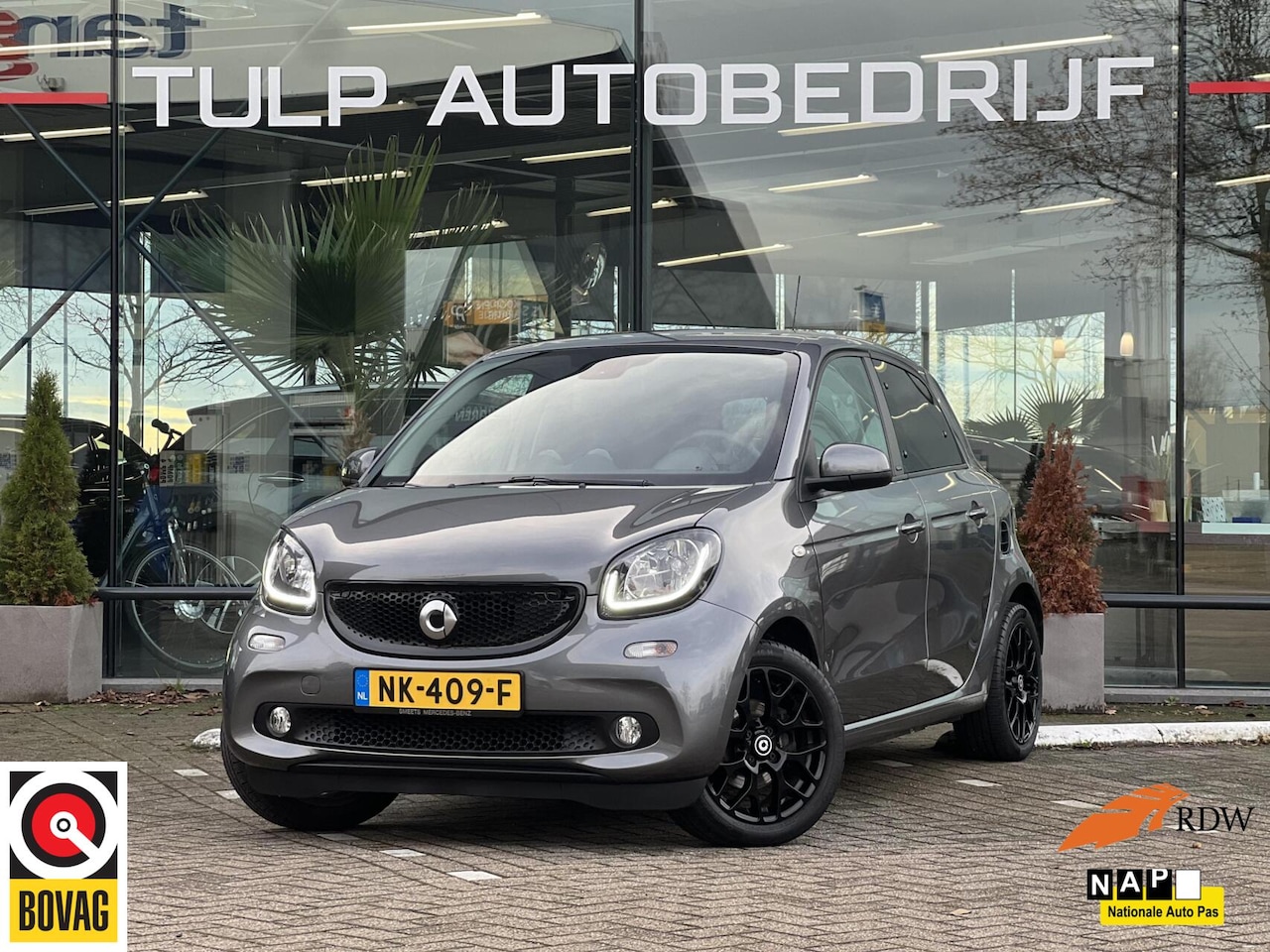 Smart Forfour - 1.0 Turbo Passion Airco Cruise 1Eig NAP - AutoWereld.nl