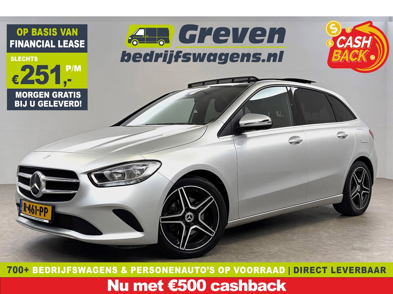 Mercedes-Benz B-klasse - 200 | Pano | Virtual | Camera | Cruise | LED | Stoelverw. - AutoWereld.nl