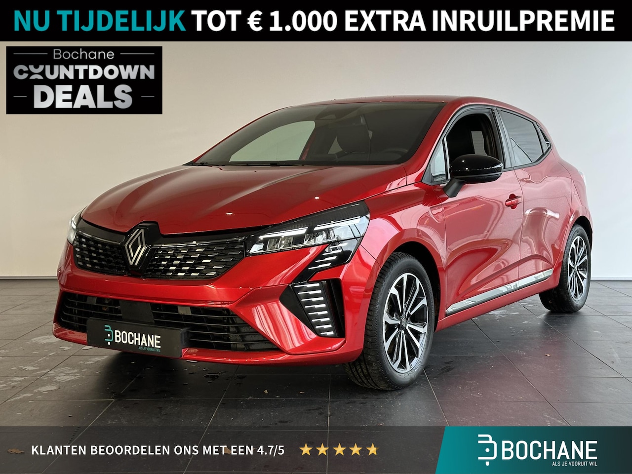 Renault Clio - 1.6 E-Tech Full Hybrid 145 techno NAVIGATIE | ACHTERUITRIJCAMERA | PARKEERSENSOREN ACHTER - AutoWereld.nl