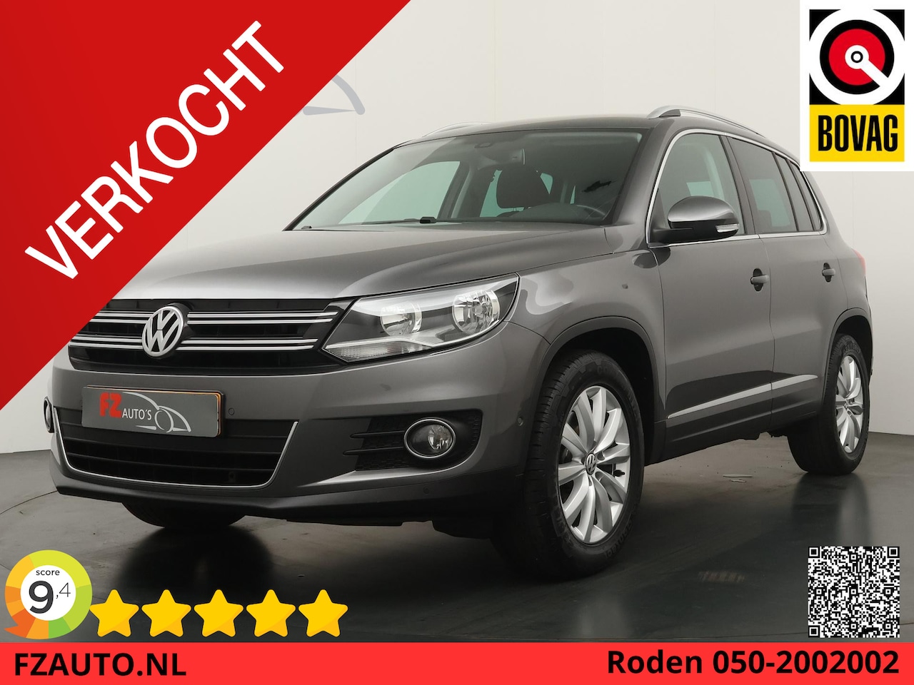 Volkswagen Tiguan - 1.4 TSI Sport&Style - Navigatie - Trekhaak - Climate Control - AutoWereld.nl
