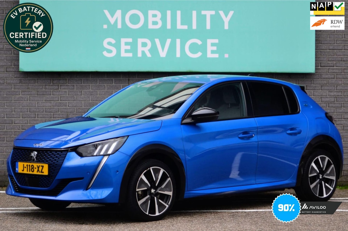 Peugeot e-208 - EV GT 350 50kWh SOH90% Clima Cruise LED - AutoWereld.nl