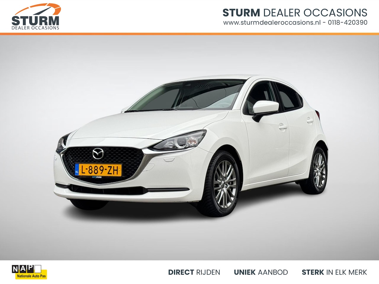 Mazda 2 - 1.5 Skyactiv-G Style Selected NL-Auto, Allseason Banden! - AutoWereld.nl