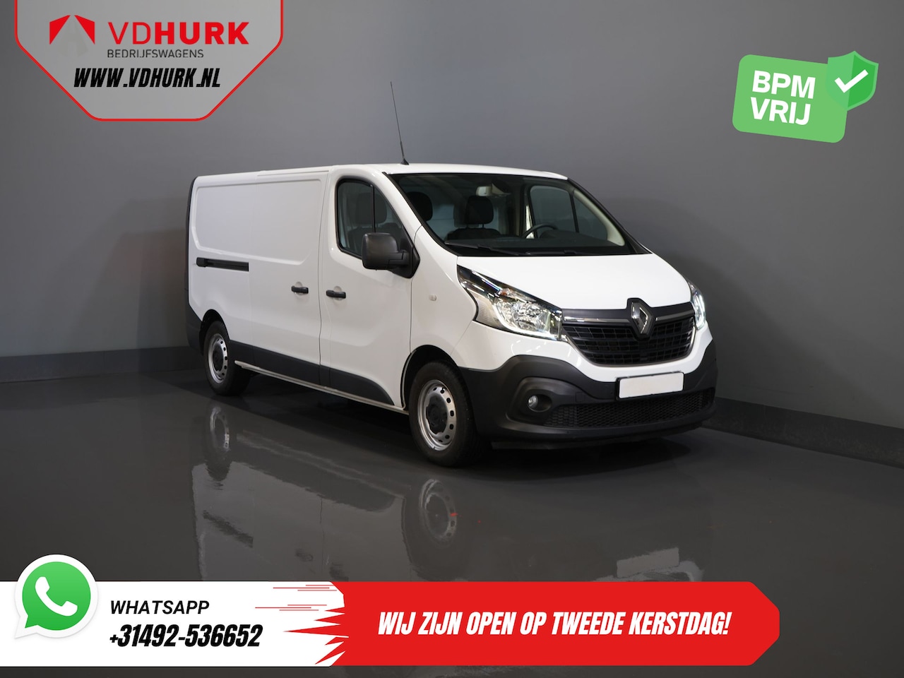 Renault Trafic - 2.0 dCi 145pk L2 BPM VRIJ! 3 Pers./ Carplay/ Camera/ PDC/ Cruise/ Airco - AutoWereld.nl