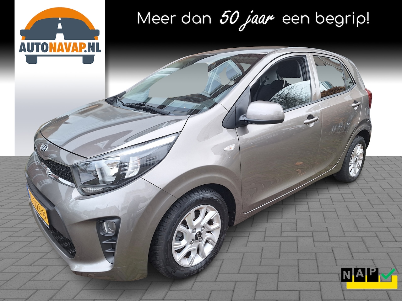 Kia Picanto - 1.0 CVVT ComfortPlusLine Navigator /Camera/Navi/Apple/Android/1e Eig/Garantie - AutoWereld.nl