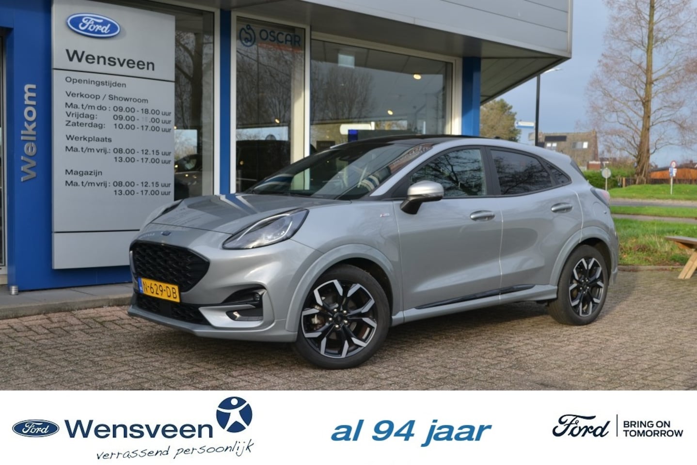 Ford Puma - 1.0T 155pk ECOBOOST Hybrid ST-Line X | pano.dak, afn. trekhaak. - AutoWereld.nl