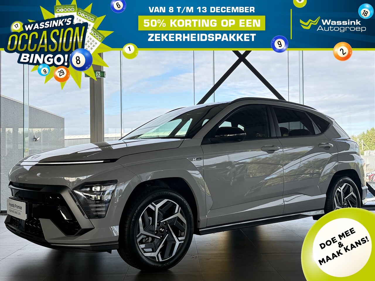 Hyundai Kona - 1.6 GDI HEV 141pk DCT N Line Sky | Stoel & Stuurverwarming | Stoelventilatie | Bose Audios - AutoWereld.nl